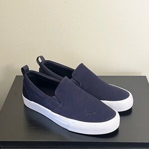 Puma Navy Slip-On Shoes